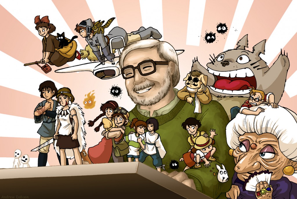 Hayao Miyazaki ritratta