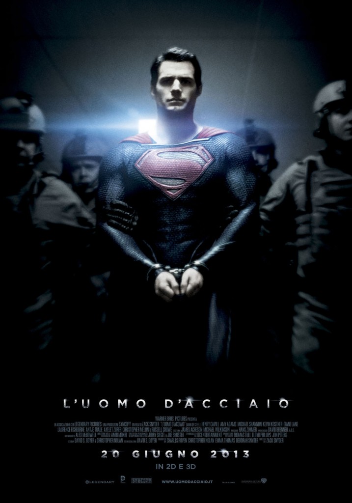 l'uomo d'acciaio poster ita