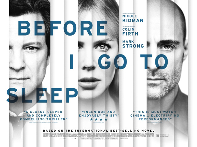 before i go to sleep poster