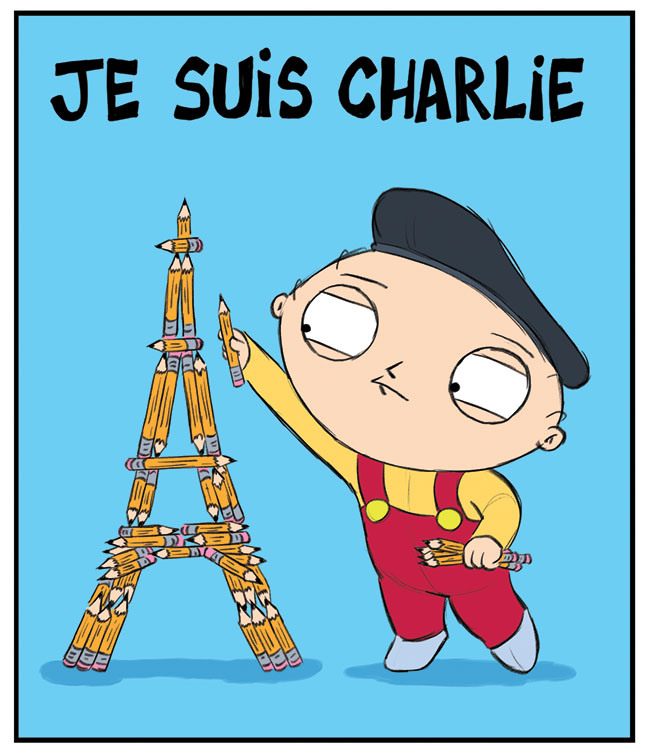Griffith-Charlie Hebdo-tributo
