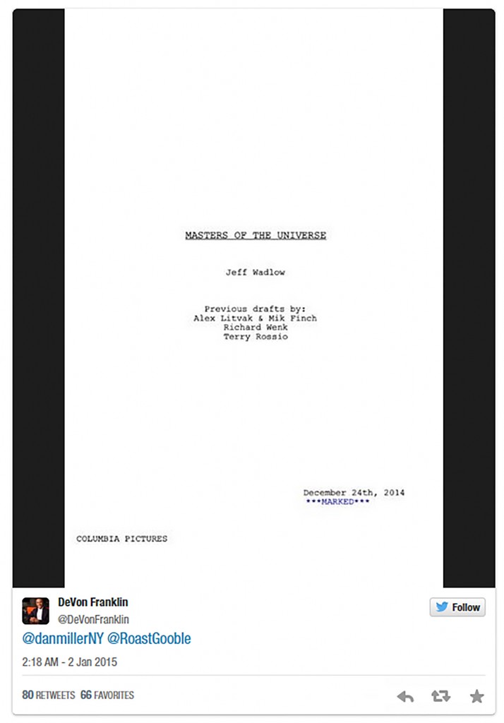 Masters of The Universe Script