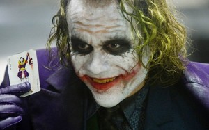 The Joker (Heath Ledger) in Il Cavaliere Oscuro