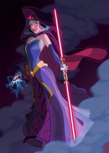 Biancaneve Lady Sith principesse disney