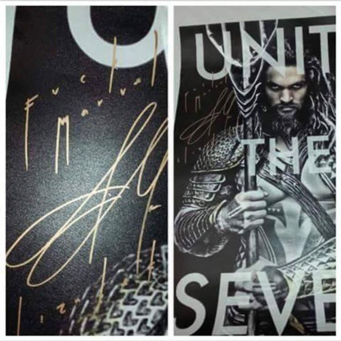 Jason Momoa autografa