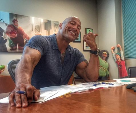 Dwayne Johnson Disney Moana