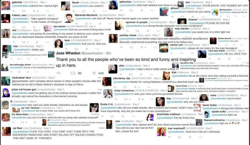 Twitter vs Joss Whedon