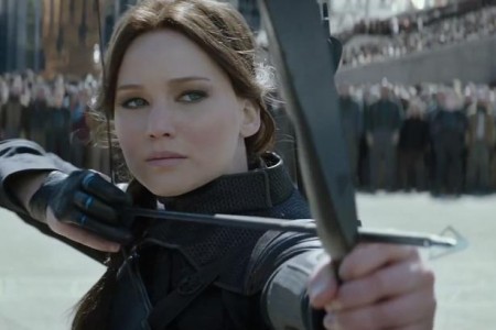 Katniss-Jennifer Lawrence