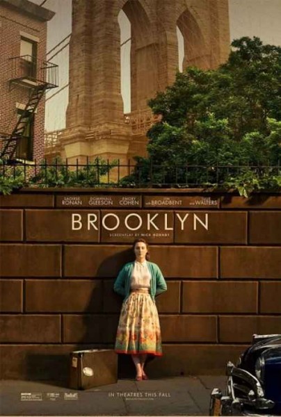 Il poster del film Brooklyn con Saoirse Ronan