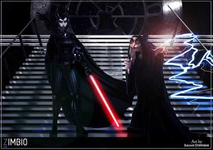 Malefica e la Regina Cattiva - Darth Vader e l'Imperatore