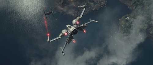 L'X-Wing nero