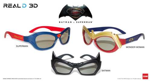 RealD - Occhiali Batman vs Superman - L