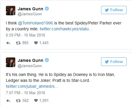 james gunn spider-man