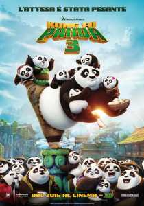 kung fu panda 3 poster italiano
