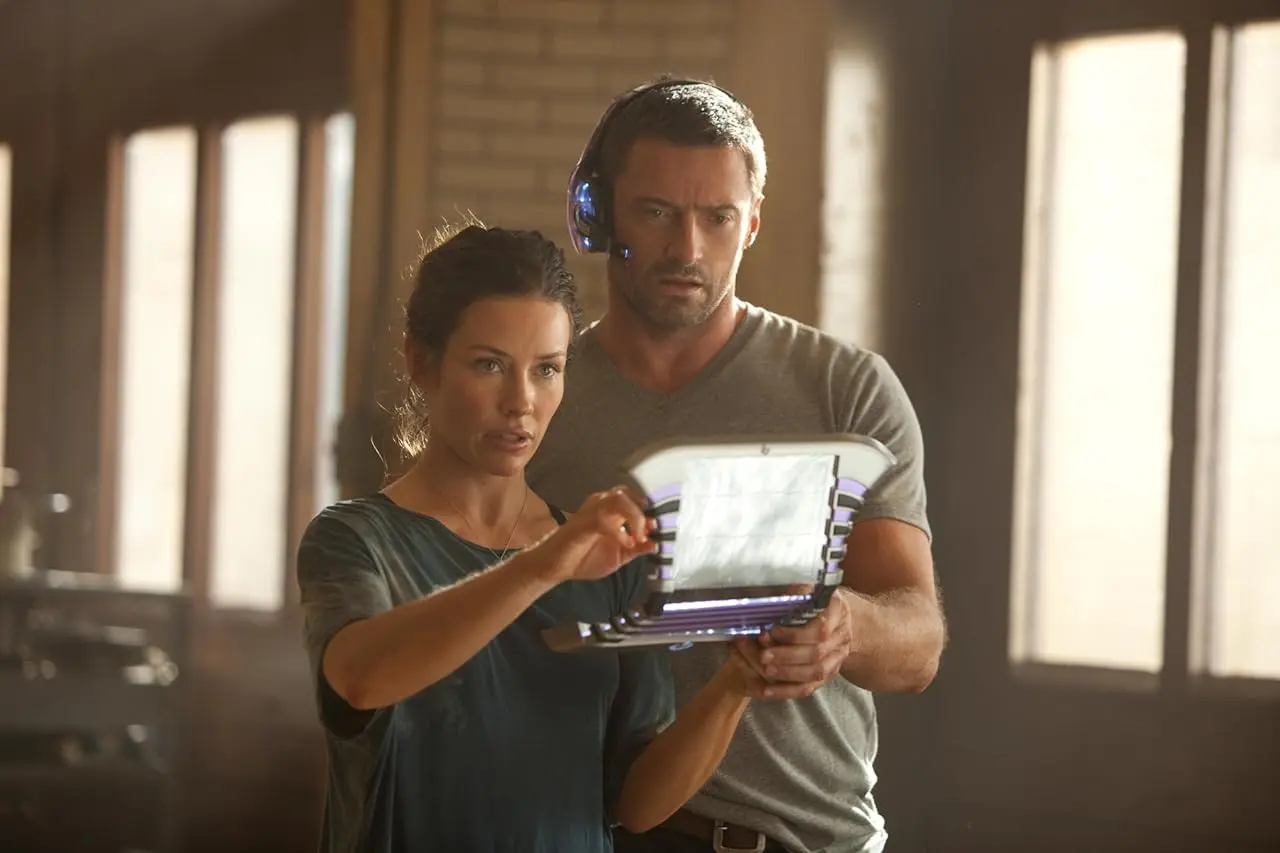 Reel Steel Hugh Jackman e Evangeline Lilly