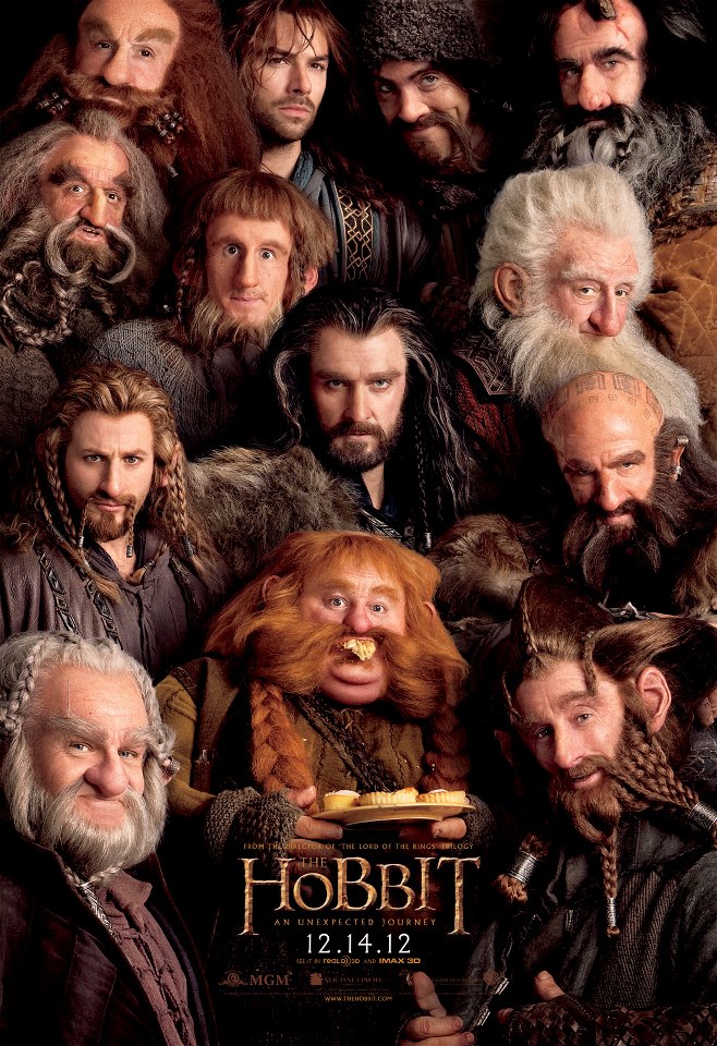Alla scoperta dei personaggi de Lo Hobbit: Balin, Dwalin, Fíli, Kíli, Dori,  Nori, Ori, Óin, Glóin, Bifur, Bofur e Bombur 