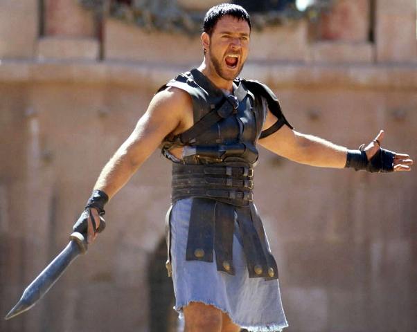 Russell Crowe il Gladiatore