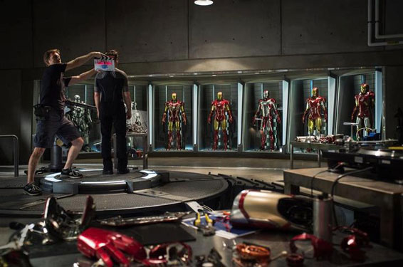 Iron man 3 dietro le quinte : le nuove armature!
