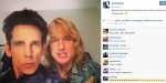 Zoolander 2 Ben Stiller e Owen Wilson Instagram