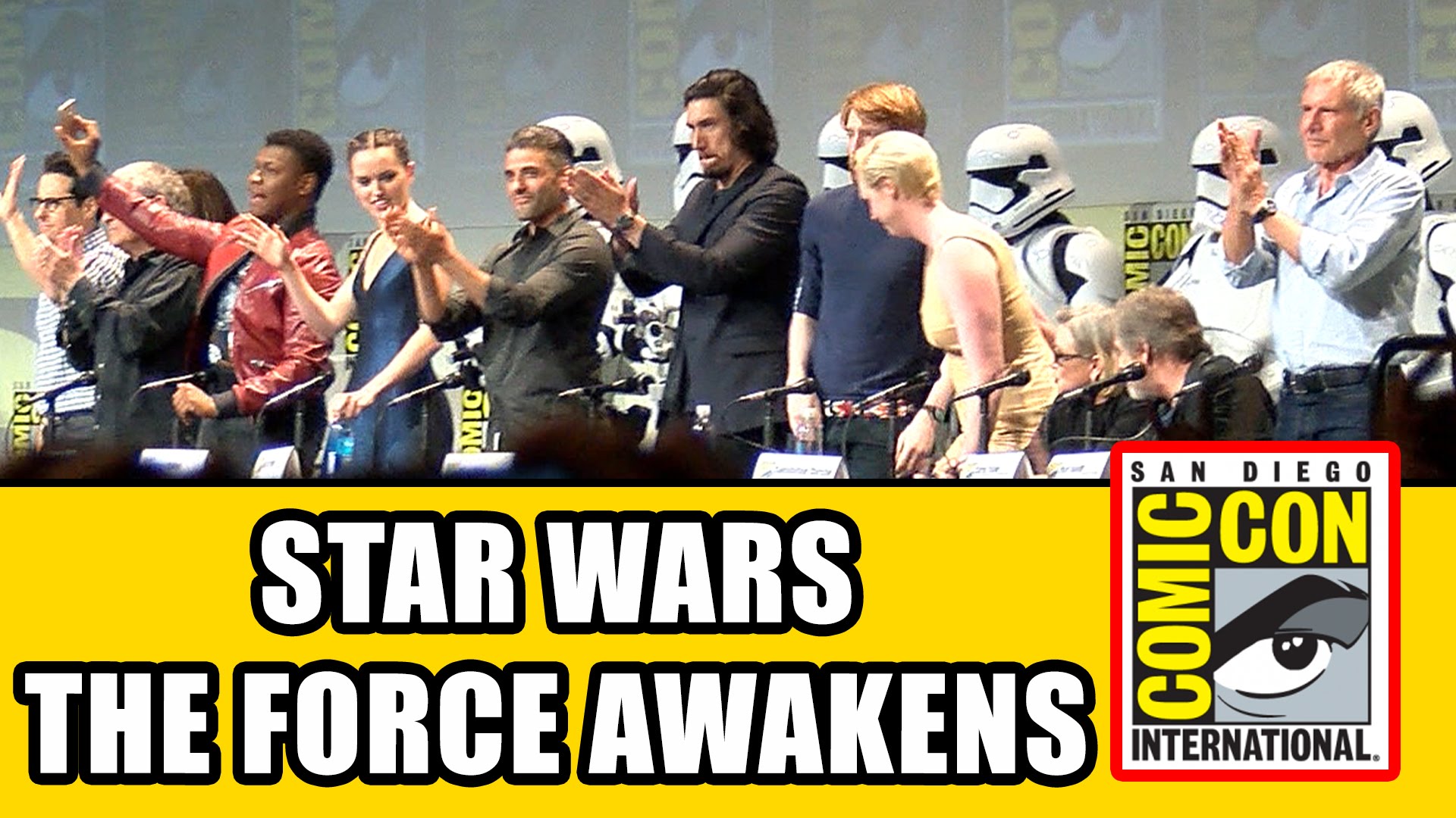 Star Wars Il Risveglio della Forza: il video del panel del Comic Con 2015