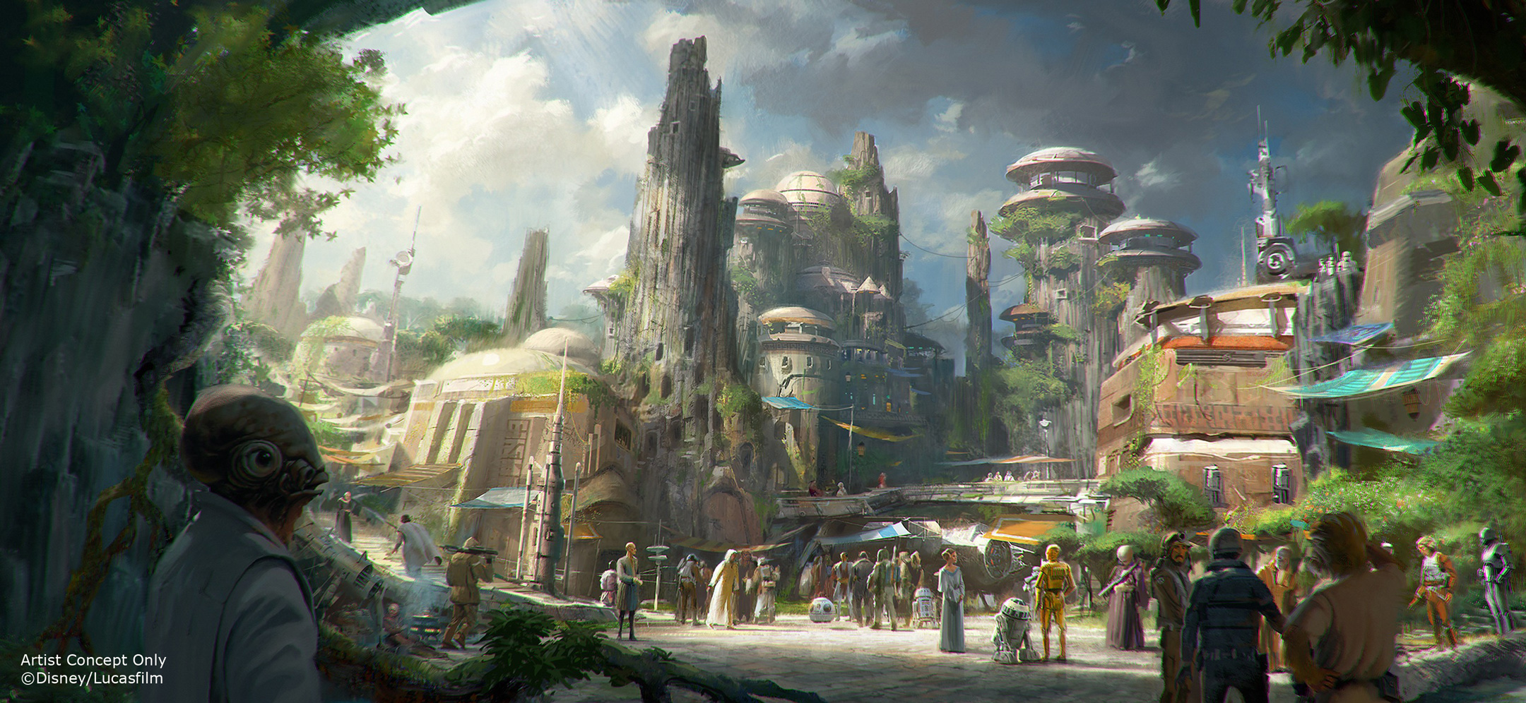 Star Wars Land: ecco la mappa del parco a tema
