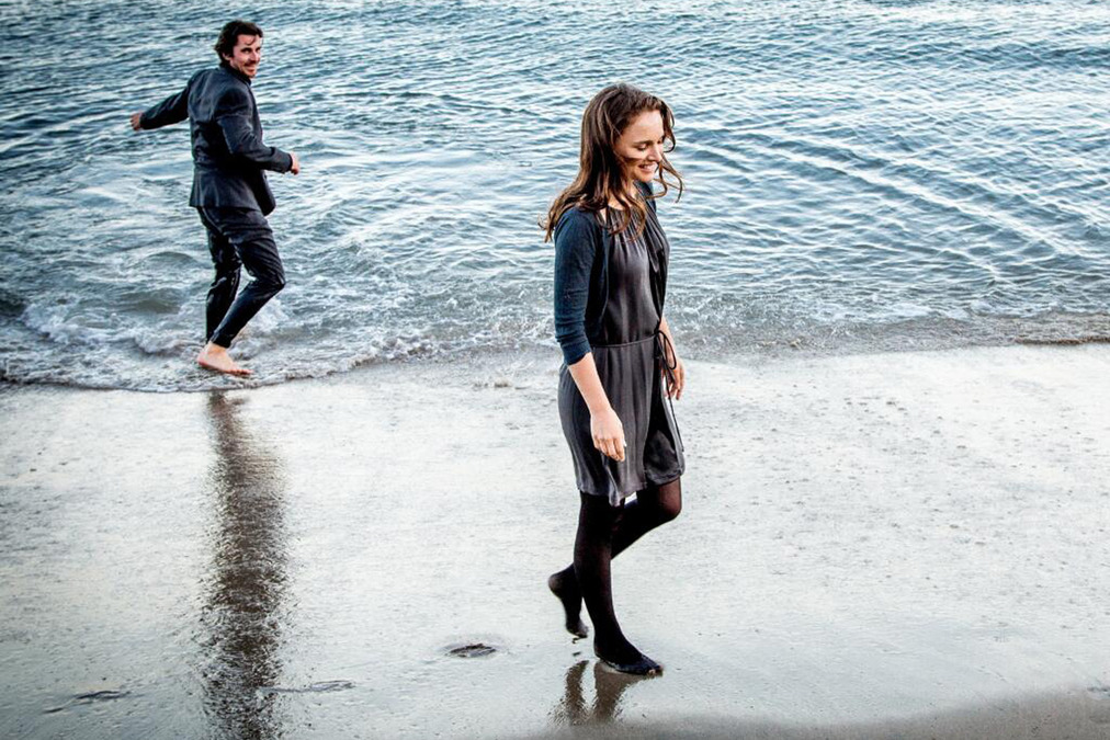 Christian Bale nel poster di Knight of Cups