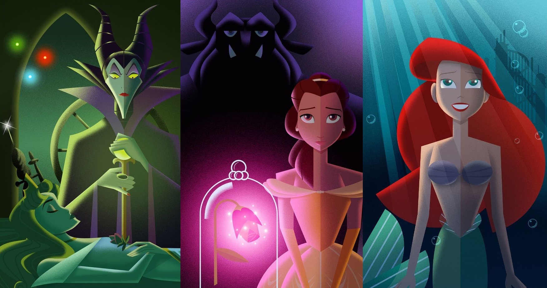 Disney: i poster dei film in Art Deco Disney: i poster dei film in Art Deco