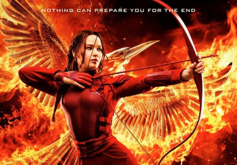 Lucca Comics and Games schierato con Katniss di Hunger Games