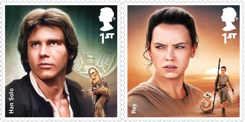 Star Wars: i nuovi personaggi sui francobolli da collezione [foto]