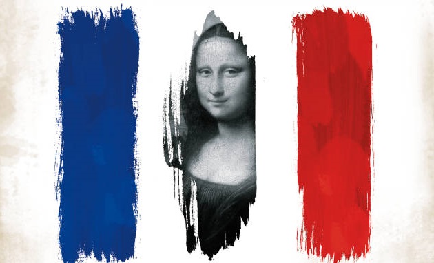 Francofonia: il poster italiano con il tricolore francese