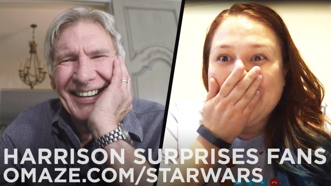 Harrison Ford fa una sorpresa ai fan per “A Force for Change donors” – video