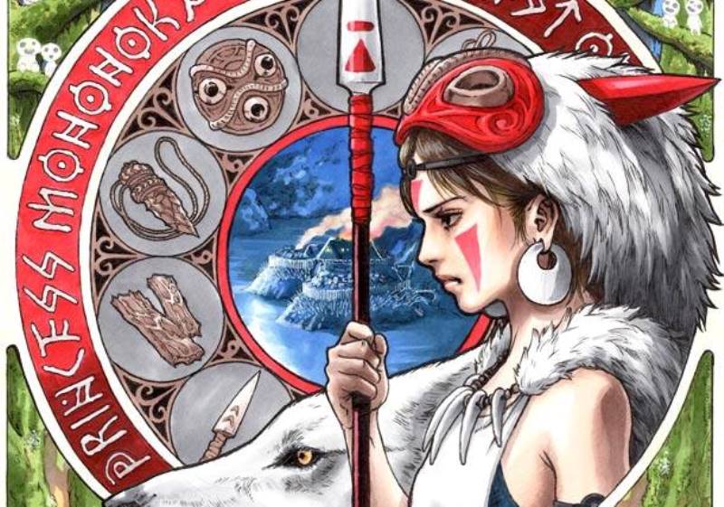I protagonisti di Hayao Miyazaki diventano tarocchi [foto]