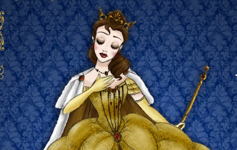 Le principesse Disney in abiti regali Le principesse Disney in abiti regali