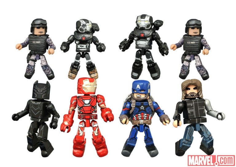 Captain America Civil War, primo sguardo ai Minimates Captain America Civil War, primo sguardo ai Minimates