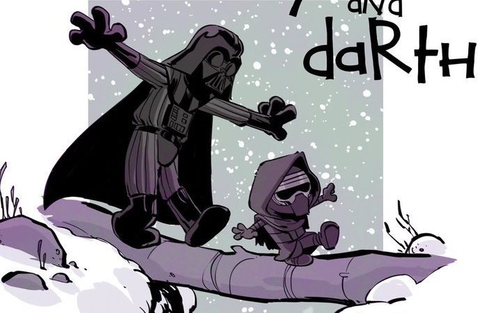 Star Wars Il Risveglio della Forza: i protagonisti illustrati in stile Calvin & Hobbes