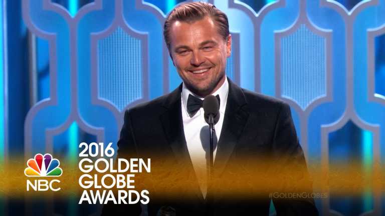Leonardo DiCaprio vince come Miglior Attore ai Golden Globes 2016 – VIDEO