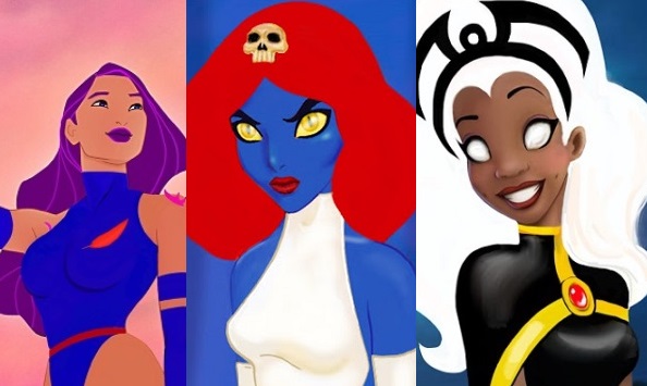 Le Principesse Disney diventano… X-Men Le Principesse Disney diventano… X-Men