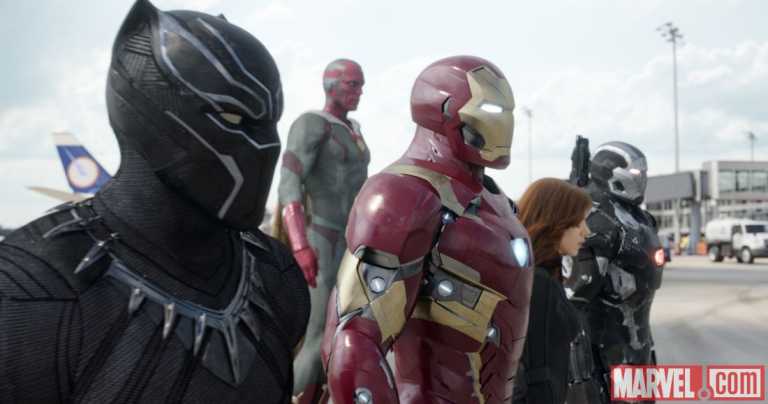 Captain America Civil War: nuove immagini ufficiali con T’Challa e Vedova Nera Captain America Civil War: nuove immagini ufficiali con T’Challa e Vedova Nera