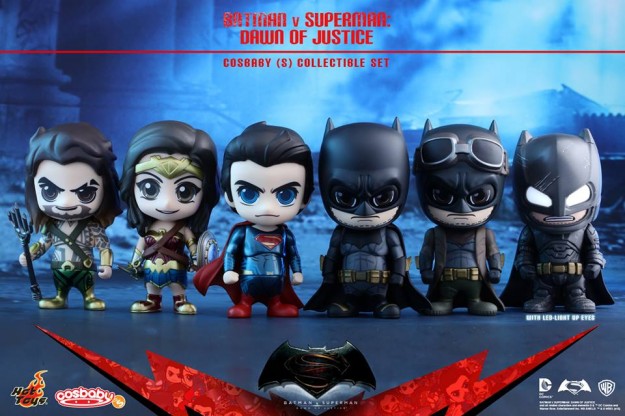 Batman v Superman: ecco i tenerissimi cosbaby Hot Toys