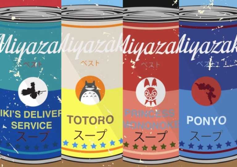 Hayao Miyazaki nell’opera di Andy Warhol: l’omaggio sulle lattine