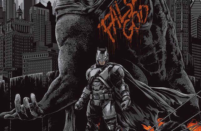 Batman v Superman: i mondo poster di Ken Taylor