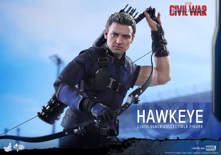 Captain America Civil War: l’action figure di Occhio di Falco con un ‘gadget’ particolare