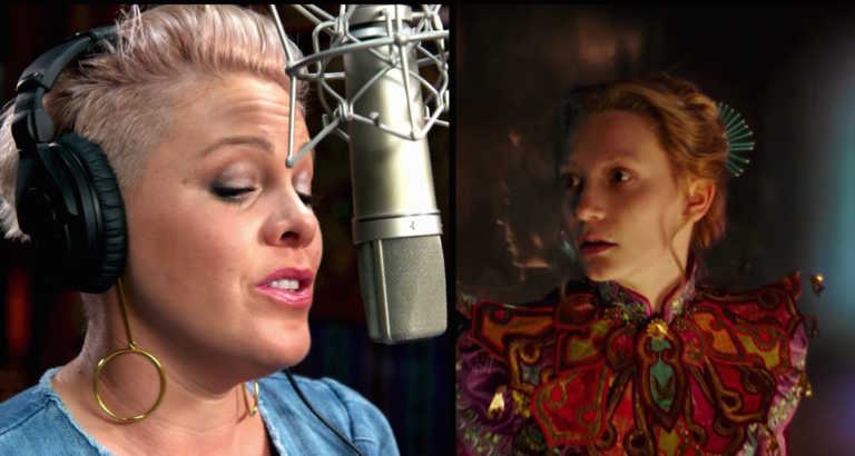 Alice Attraverso lo Specchio: P!nk canta l’inedito “Just Like Fire”
