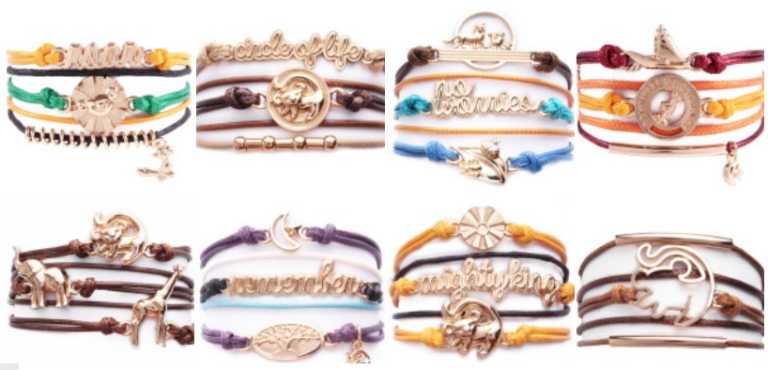Disney: i bracciali firmati Ashley Bridget