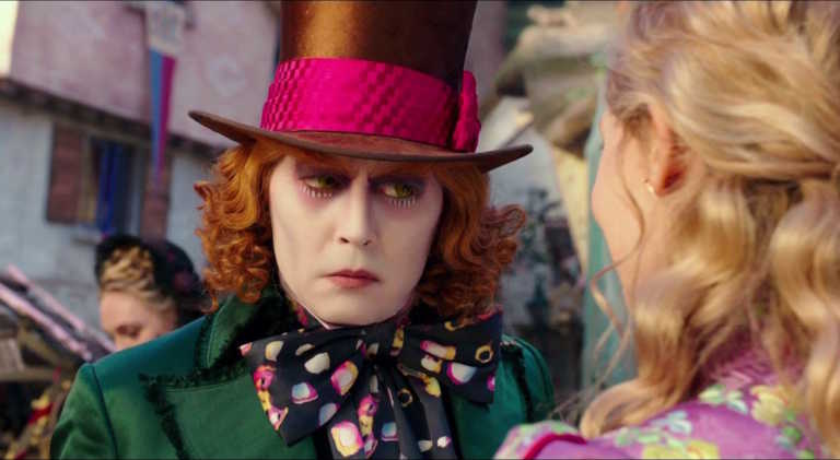 Johnny Depp nella prima clip in italiano di Alice Attraverso lo Specchio