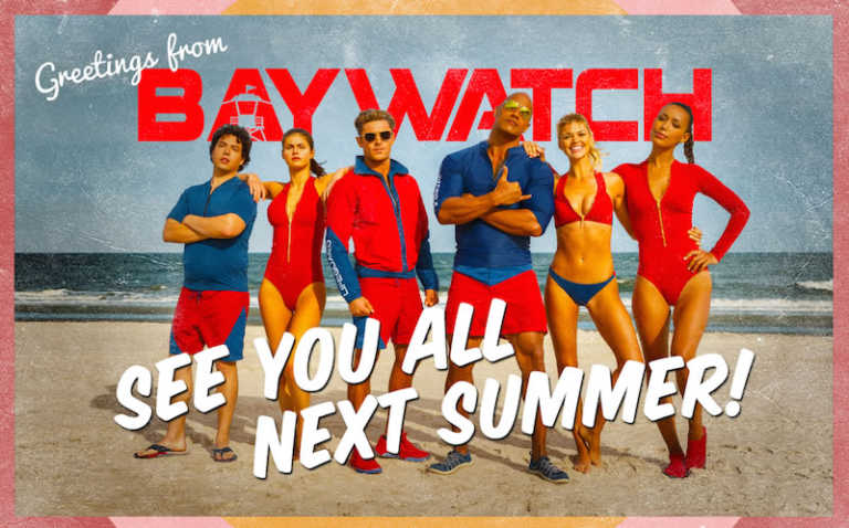 Baywatch: il cast ci dà appuntamento al cinema