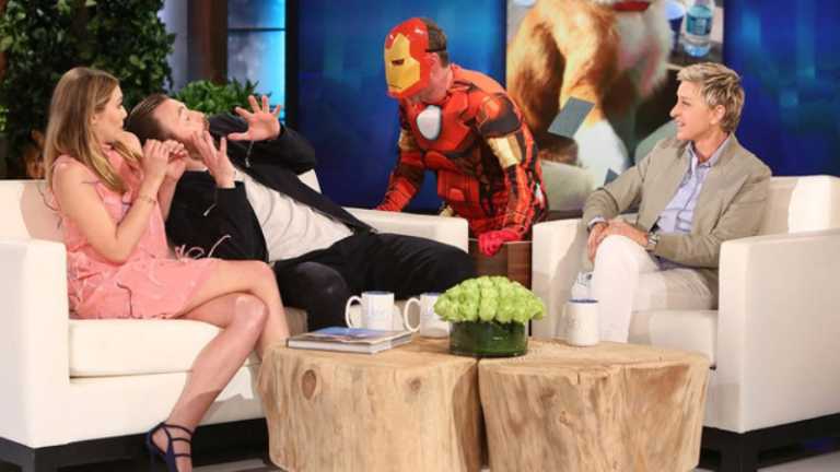 Chris Evans spaventato a morte da Ellen Degeneres – video