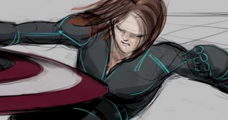 Captain America Civil War: concept rivelano lo scontro tagliato tra Cap e Vedova Nera