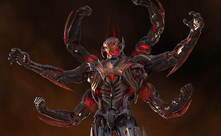 Avengers Age of Ultron: concept inediti dell’Hulkbuster e del villain