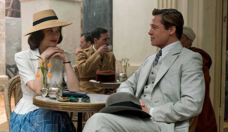 Brad Pitt e Marion Cotillard nella prima foto di Allied