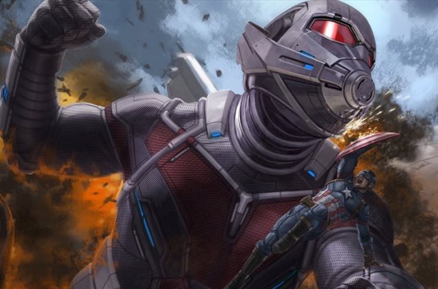 Captain America Civil War: Ant-Man contro Cap nel nuovo concept dal film Captain America Civil War: Ant-Man contro Cap nel nuovo concept dal film